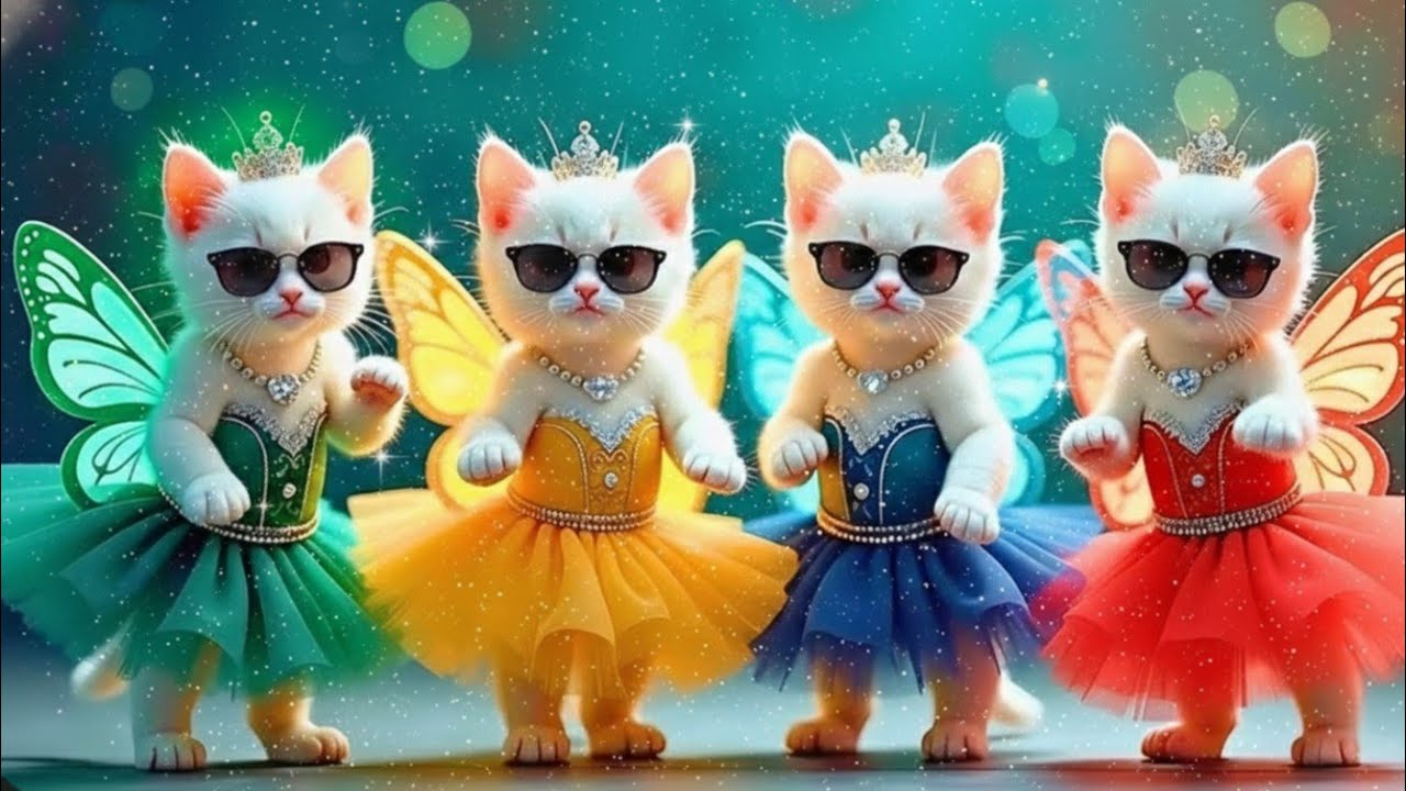 Cute Cat Kitten Dance 💃😻 #shorts​ #shortsfeed​ #usacats​ #cutecat​ #catshorts​ #catdance​ #ytshorts