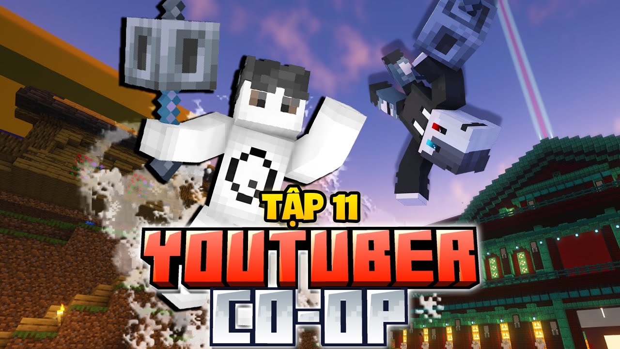 Minecraft YTB Co-op Tập 11: Giải Đấu Chùy Mở Rộng Cùng Bí Mật Kinh Doanh Của Thương Hội Yuro!