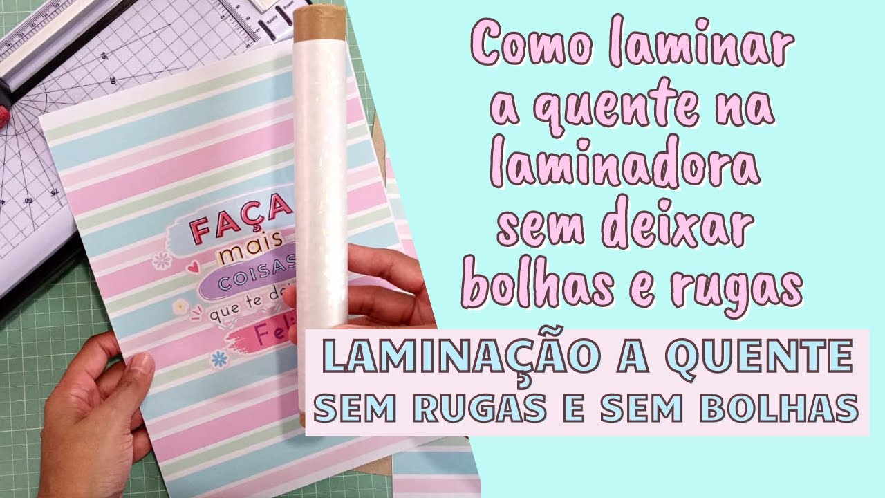 Laminação a quente sem bolhas, sem rugas e sem suporte com dicas