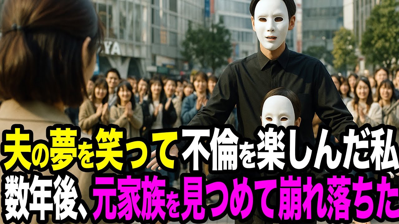 【シタ妻】夫の夢を「金にならない」と笑って不倫した私…静かに揃えられた証拠と“価値の逆転”で離婚成立→数年後、元夫と息子を見つめて崩れ落ちた【修羅場朗読】