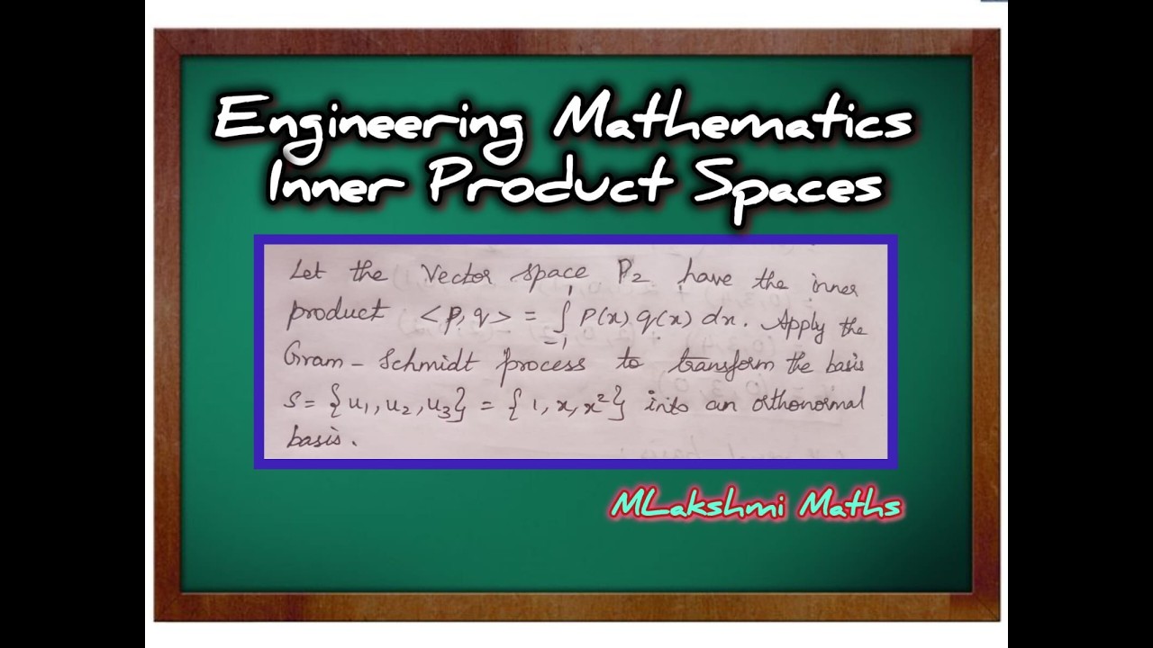 Engineering Mathematics Inner Product Spaces
