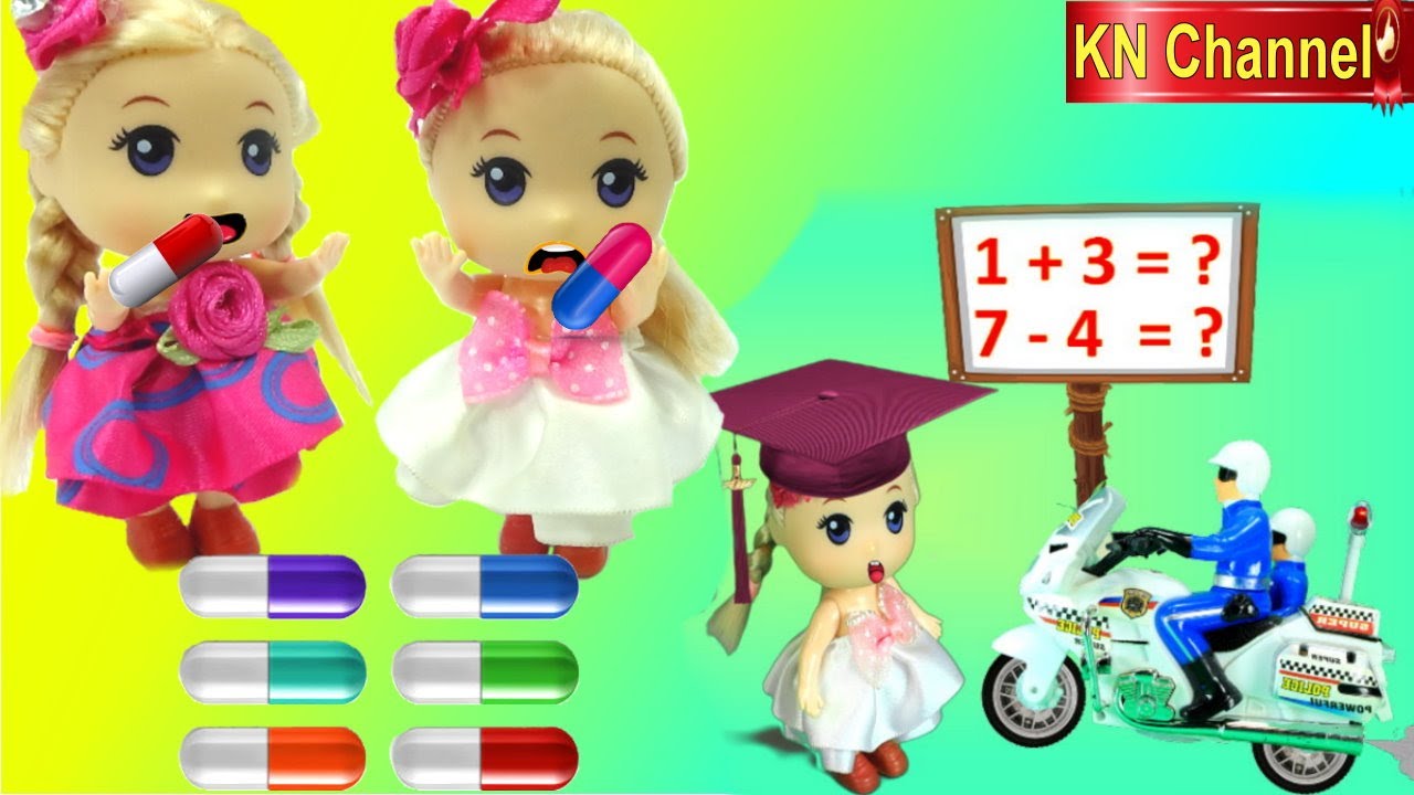 TRÒ CHƠI HỌC TOÁN CÙNG ĐỒ CHƠI VIÊN THUỐC ĐỘNG VẬT NHẬT BẢN