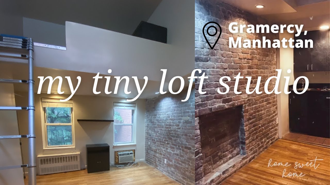 NYC EMPTY APARTMENT TOUR | loft studio in gramercy