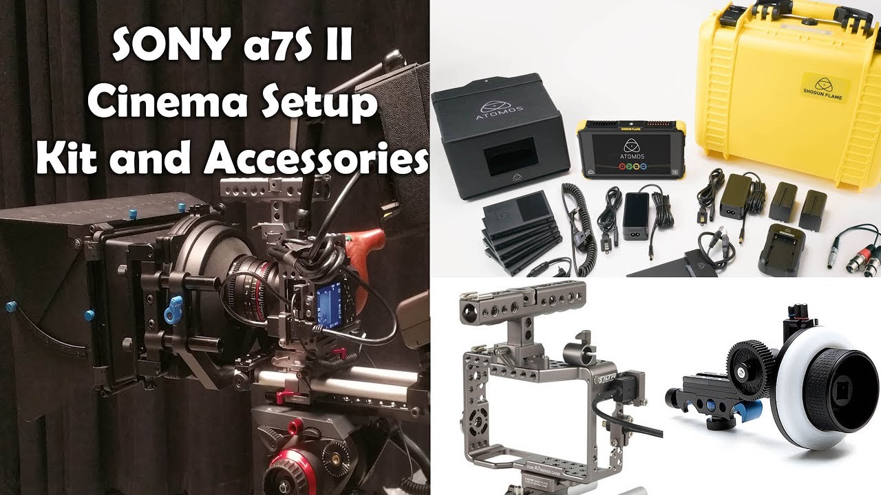 Sony a7S II setup with Atomos Shogun Flame and Tilta Cage