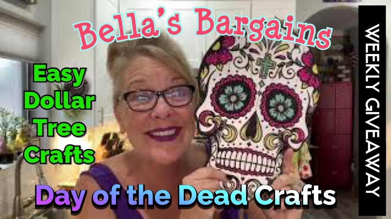 Easy Dollar Tree Crafts, Day of the Dead