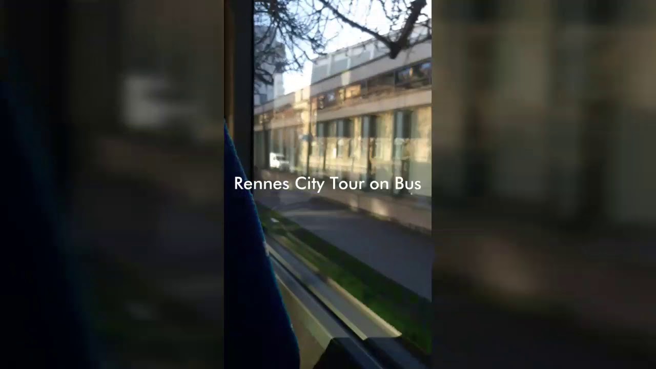 Rennes city Tour on Bus Trailer