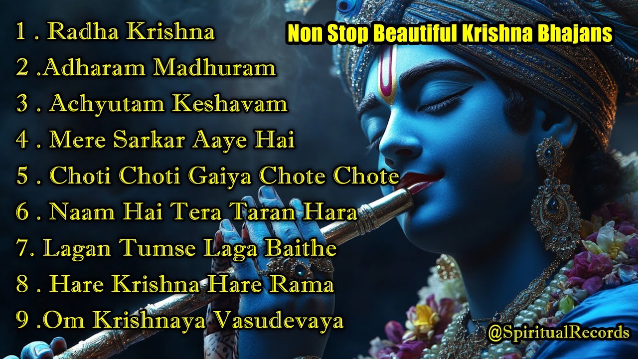 Radha Krishna Songs 2025 | Top10 Krishna Bhajans | Nonstop Bhakti Bhajan Collection | Morning Bhajan
