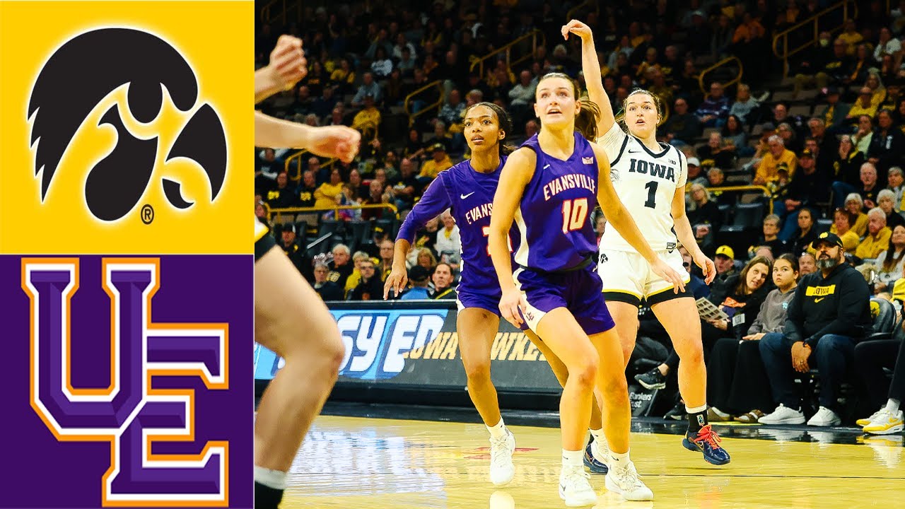 Iowa vs Evansville Full Game Women's College Basketball | NCAA Basketball 2025