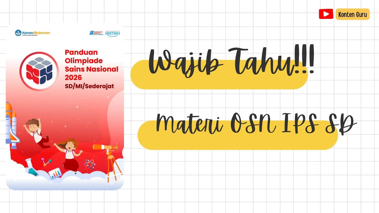 📚 Wajib Tahu! Rangkuman Materi OSN IPS SD | Belajar Cepat & Mudah