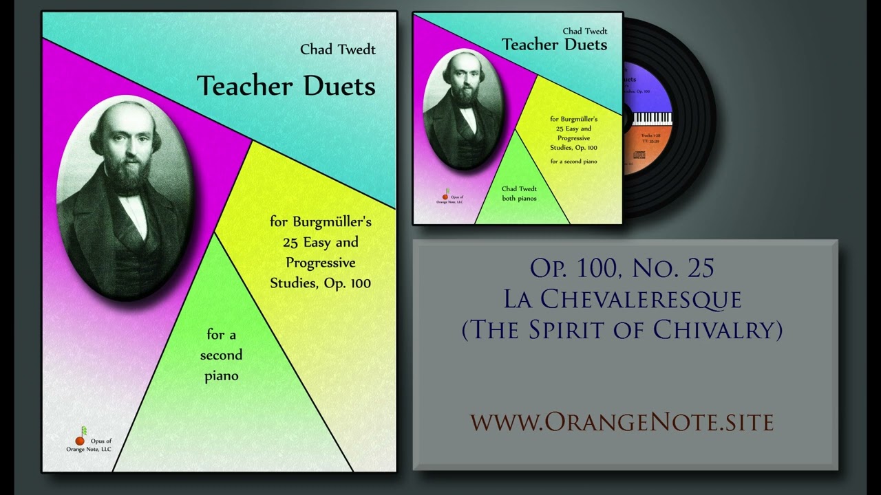 Burgmuller / Twedt - La Chevaleresque (Spirit of Chivalry), Op. 100, No. 25