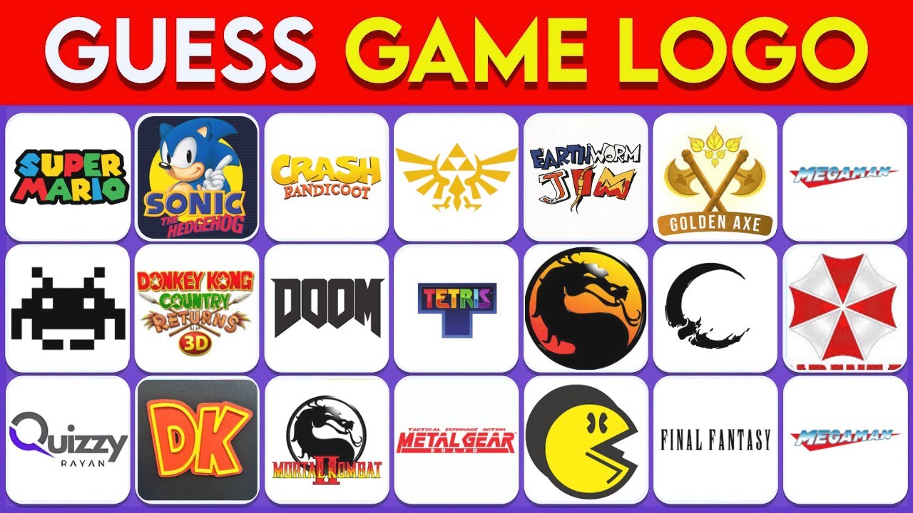 20 Famous Game Logos Quiz | Test Your Gaming Knowledge