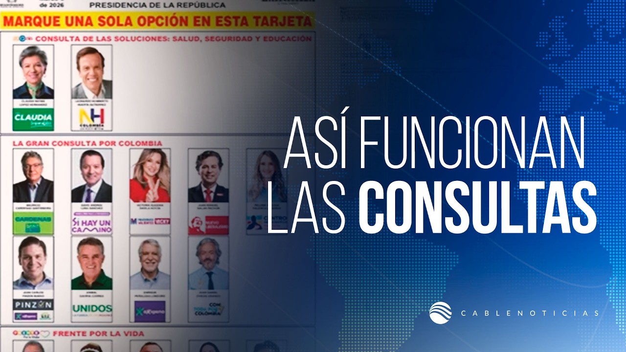 As&iacute; funcionar&aacute;n las tres consultas interpartidistas que aparecer&aacute;n en un solo tarjet&oacute;n