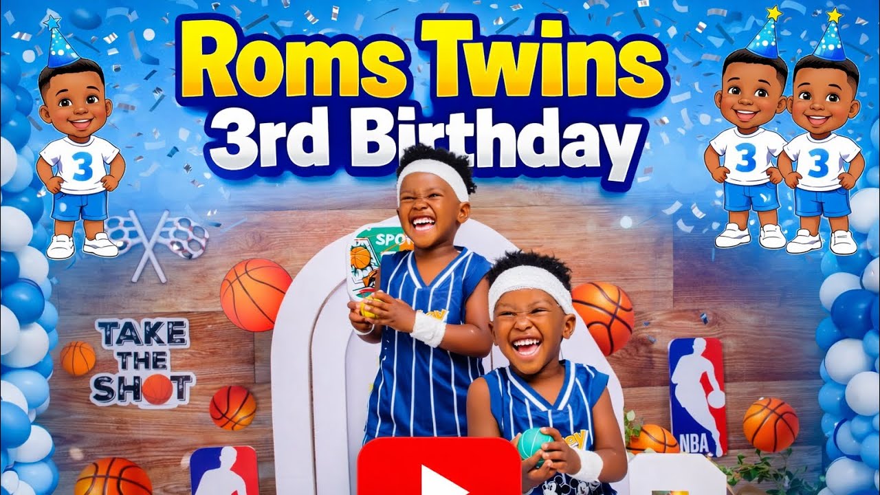 Inside Rom Twins 3rd Birthday Party❤️