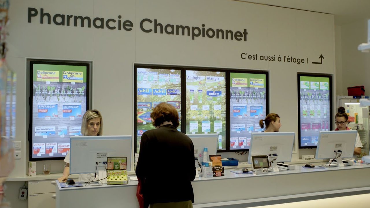 Témoignage Pharmacie Championnet équipée des solutions Rowa Vmax et Rowa Vmotion