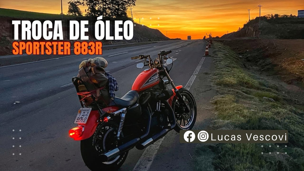 Troca de óleo Harley-Davidson Sportster 883