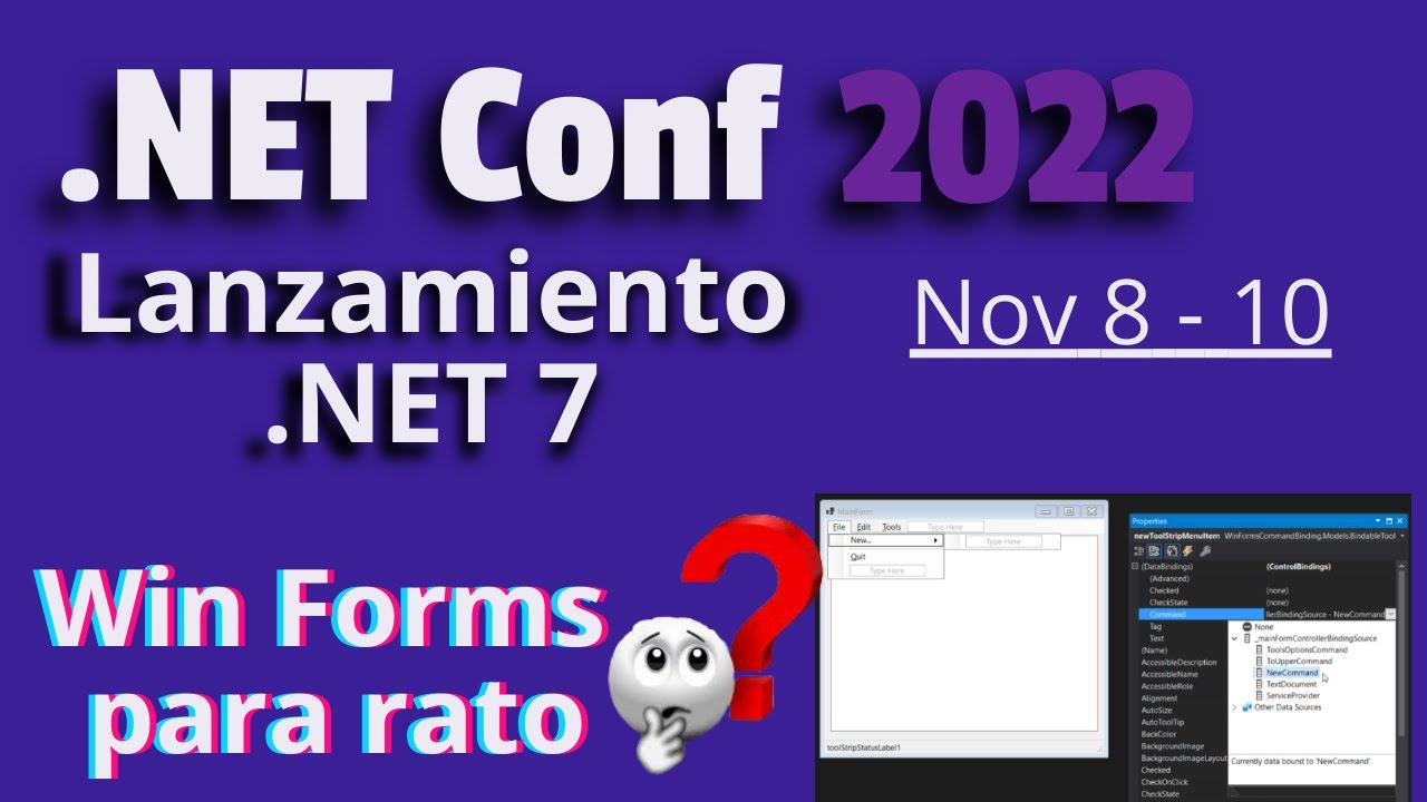 .NET Conf 2022 - Lanzamiento .NET 7 - &iquest;muere Windows Forms?