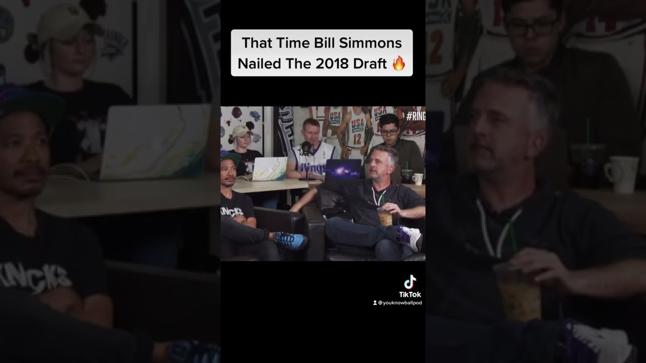 Bill Simmons displaying some ball knowledge on the Ringer&rsquo;s 2018 NBA draft live stream 🤯