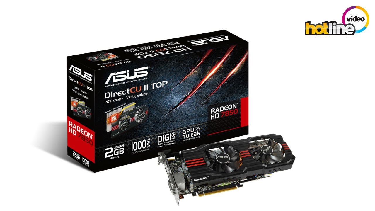 Обзор ASUS HD7850 DirectCU II TOP (HD7850-DC2T-2GD5-V2)