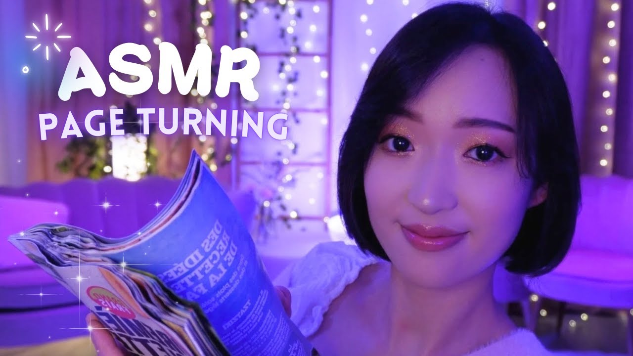 ASMR 📖 On feuillette un magazine ensemble (page turning, pages craquantes et chuchotements)