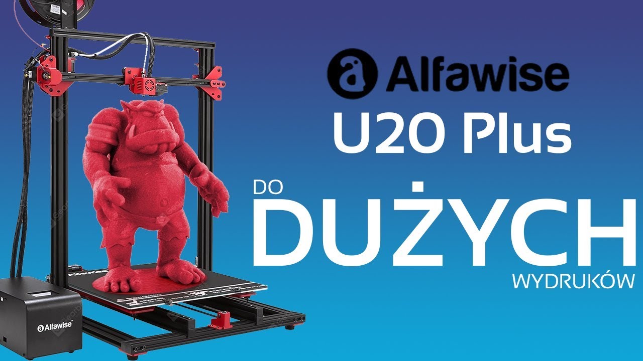 Alfawise U20 Plus - Recenzja #alfawise #u20plus #druk3d #print #recenzja