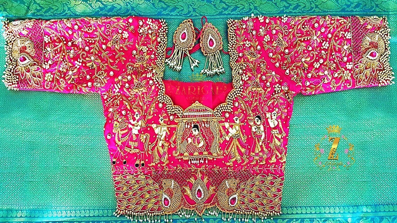 Aari Work Blouse Designs 2019