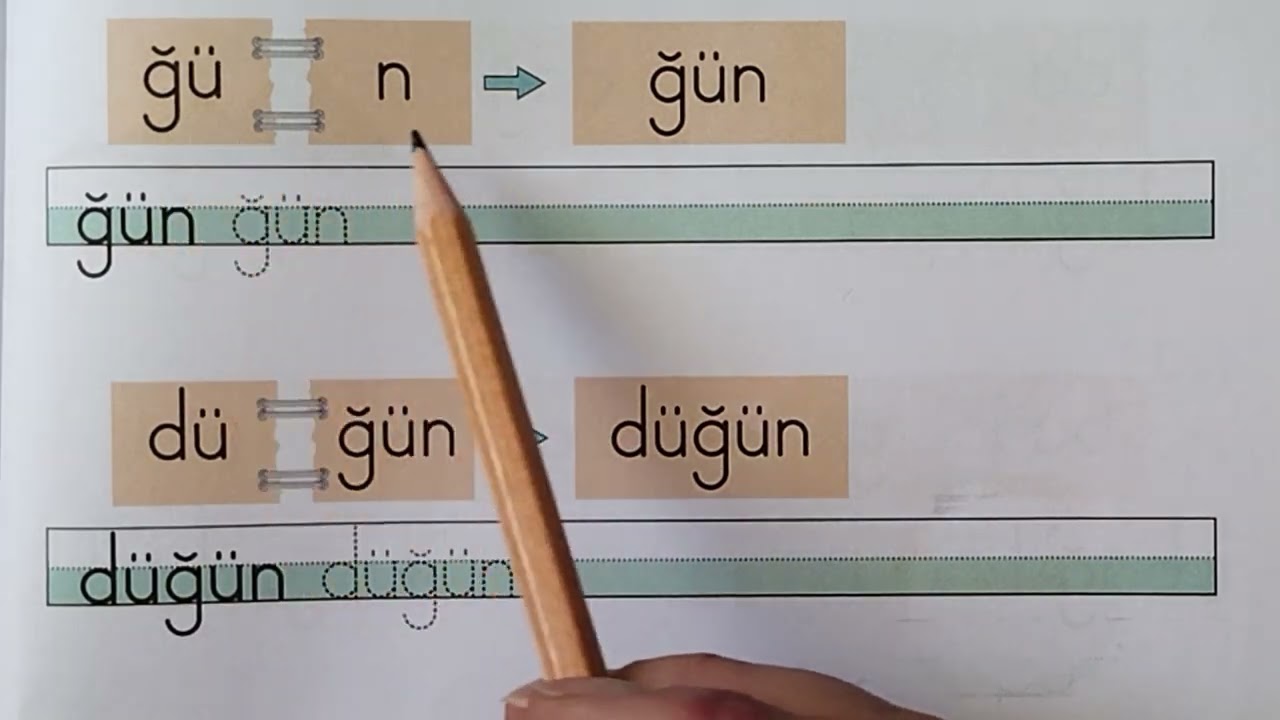 1. sınıf ilkokuma yazma kitabı 2. kitap sayfa 192-203 ğ-Ğ sesini öğreniyoruz.