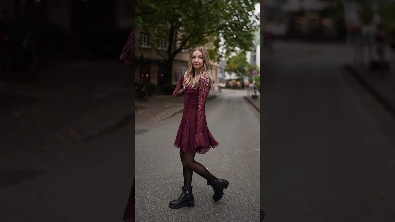Bielefeld City Photoshoot in 2026 with UKRANIAN MODEL in 2026! #streetphotography #shorts