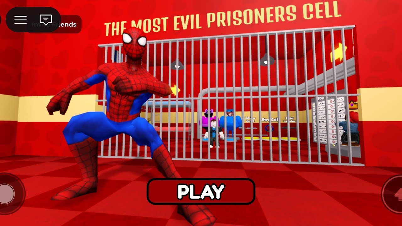 SPIDERMAN'S PRISON RUN! (OBBY) ROBLOX