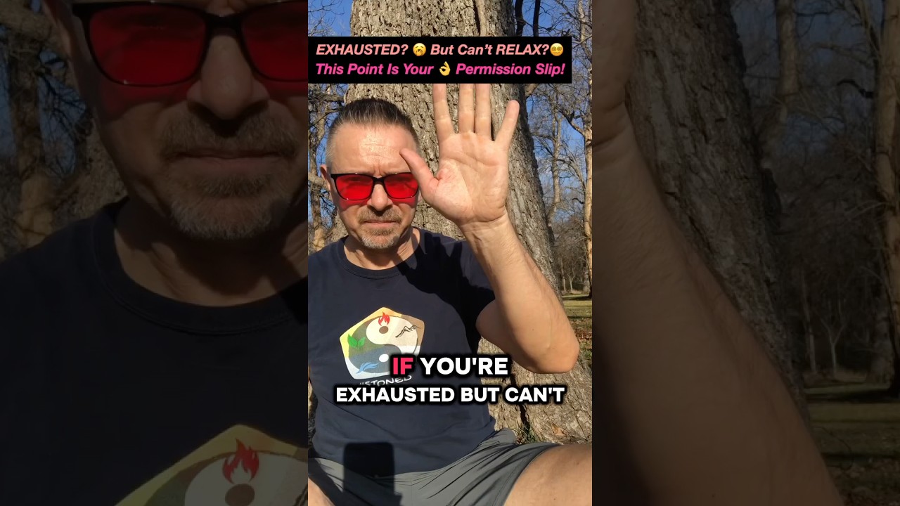 Exhausted - But Can't Relax? - This point is your permission slip!
