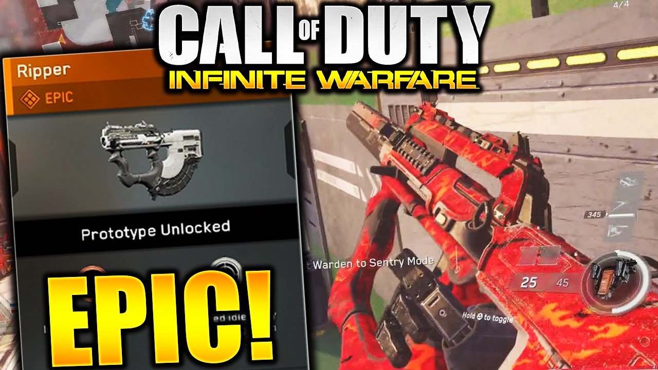 THIS GUN MELTS! RIPPER EPIC WEAPON INFINITE WARFARE! RIPPER BEST CLASS SETUP INFINITE WARFARE!
