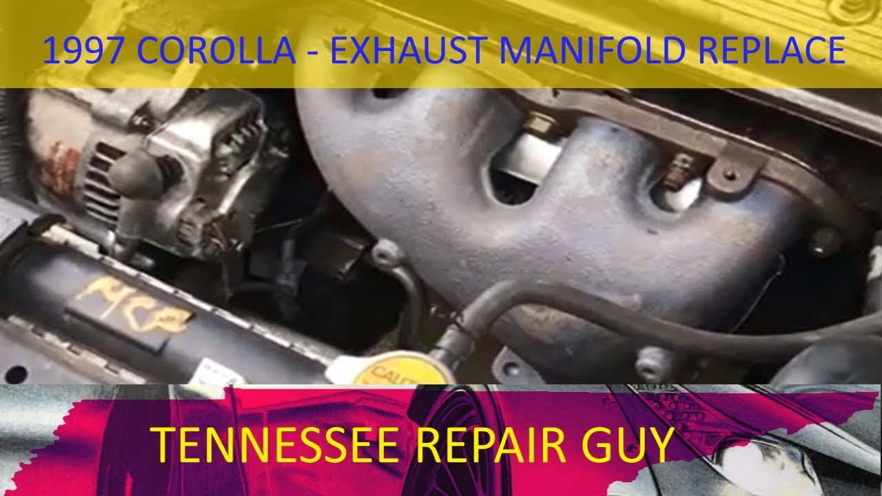 1993-1997 toyota corolla exhaust manifold replacement