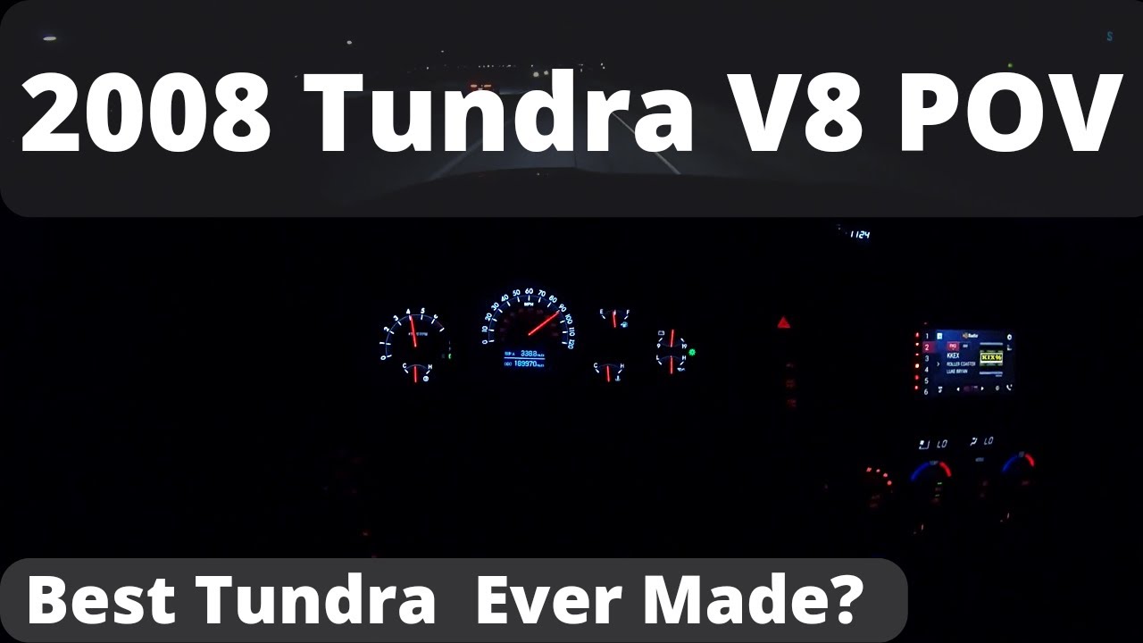 2008 Toyota Tundra Night Drive || POV Test Drive (Binaural Audio)