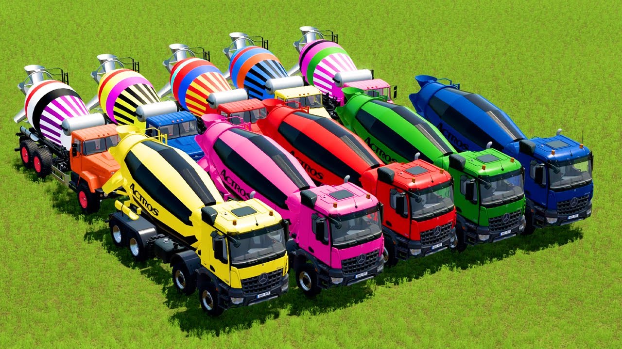 Garage with Colors   ALL MIXER TRUCK, MIXER TRUCK AMERICAN, TO GARAGE   FS22 #39