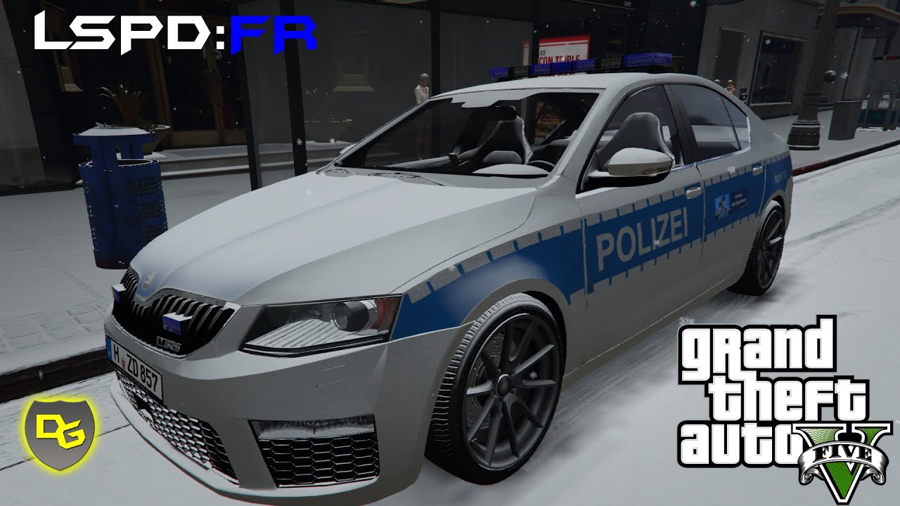 GTA 5 LSPD:FR #24 - Skoda Octavia RS der deutschen Polizei - Grand Theft Auto 5 LSPD First Response