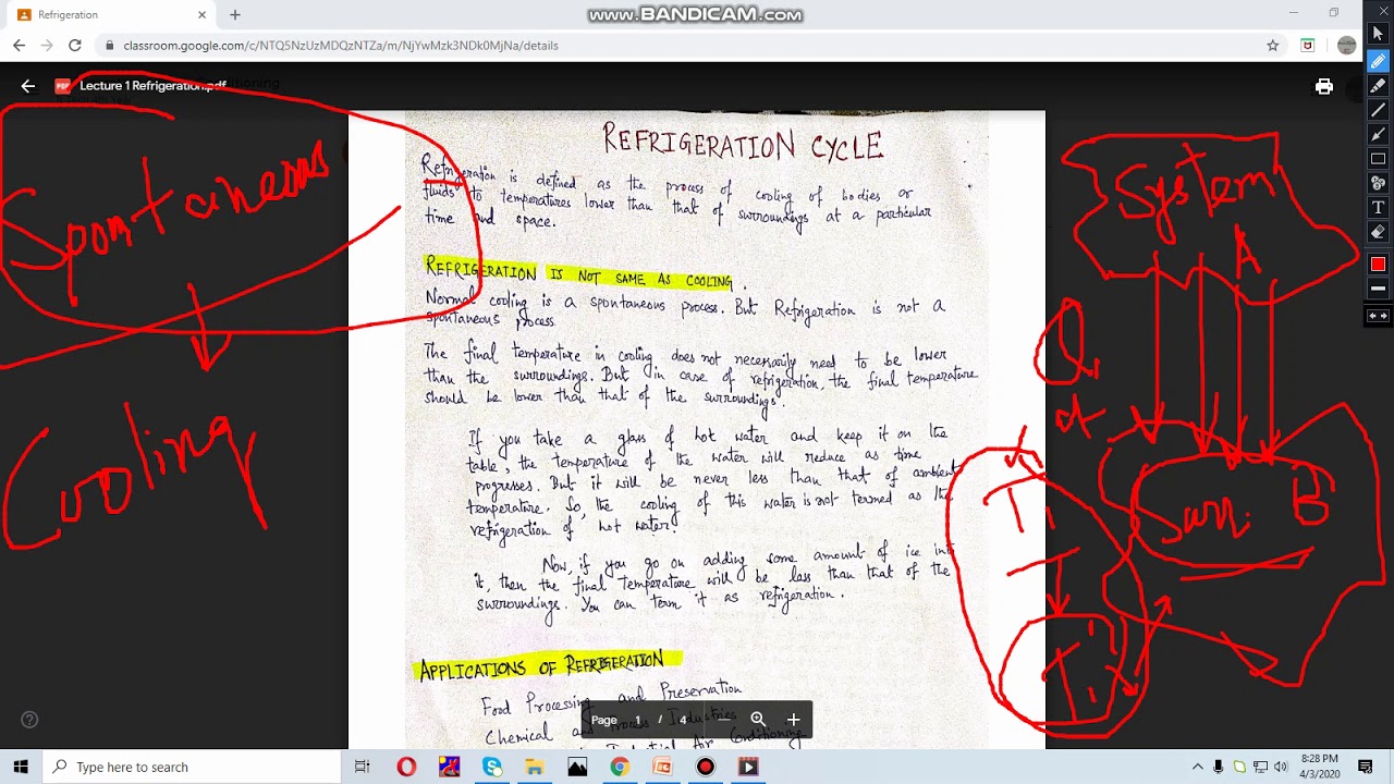Lecture 1 Reversed Carnot Engine