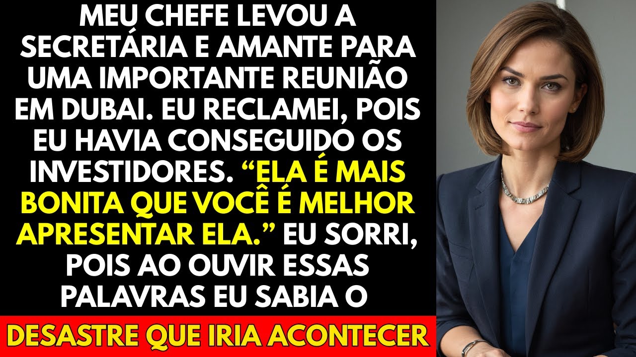 Meu Chefe Levou a Secretária e Amante Para Uma Importante Reunião Em Dubai  Eu Reclamei, Pois Eu...