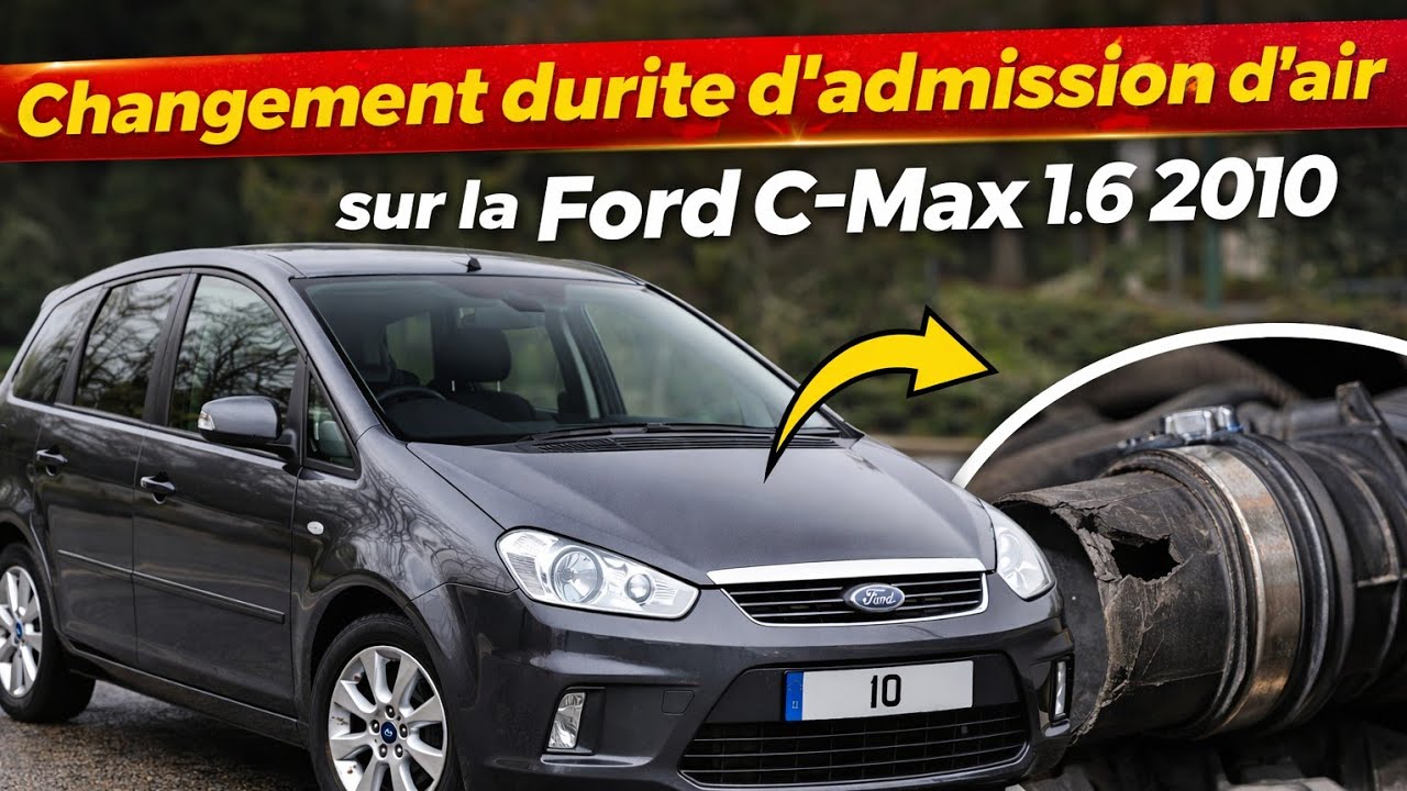 Comment changer une durite  d'admission d'air sur une FORD C-MAX 1.6 TDCI  90ch 