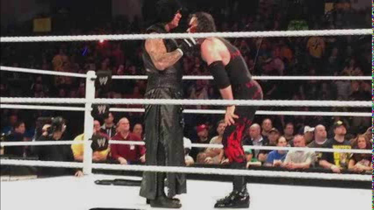 Most rare photo of Undertaker and Kane