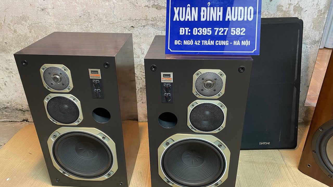 Loa Bãi Đẹp Mời Các Bác, Loa a Diatone Ds-800ZX, Loa Sansui Sp-V100 Hàng Bãi Đẹp Keng.