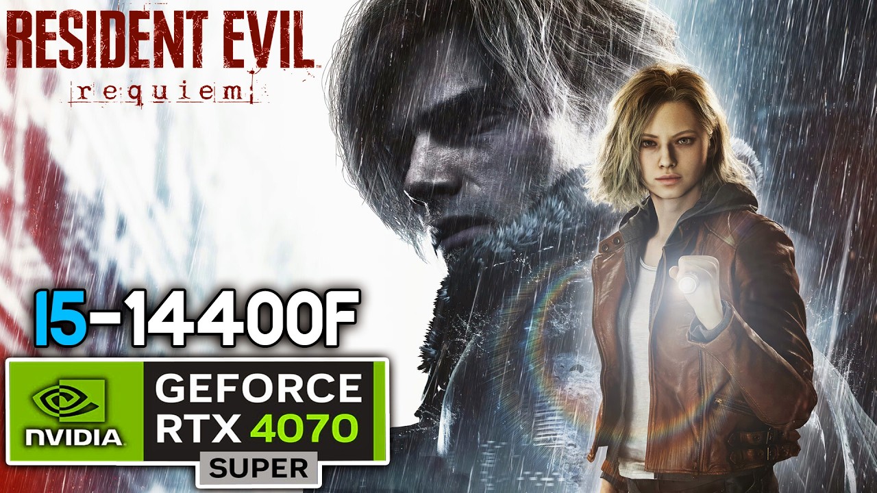 Resident Evil 9 Requiem RTX 4070 SUPER 12G + i5 14400F - 1440p + 4K Benchmark