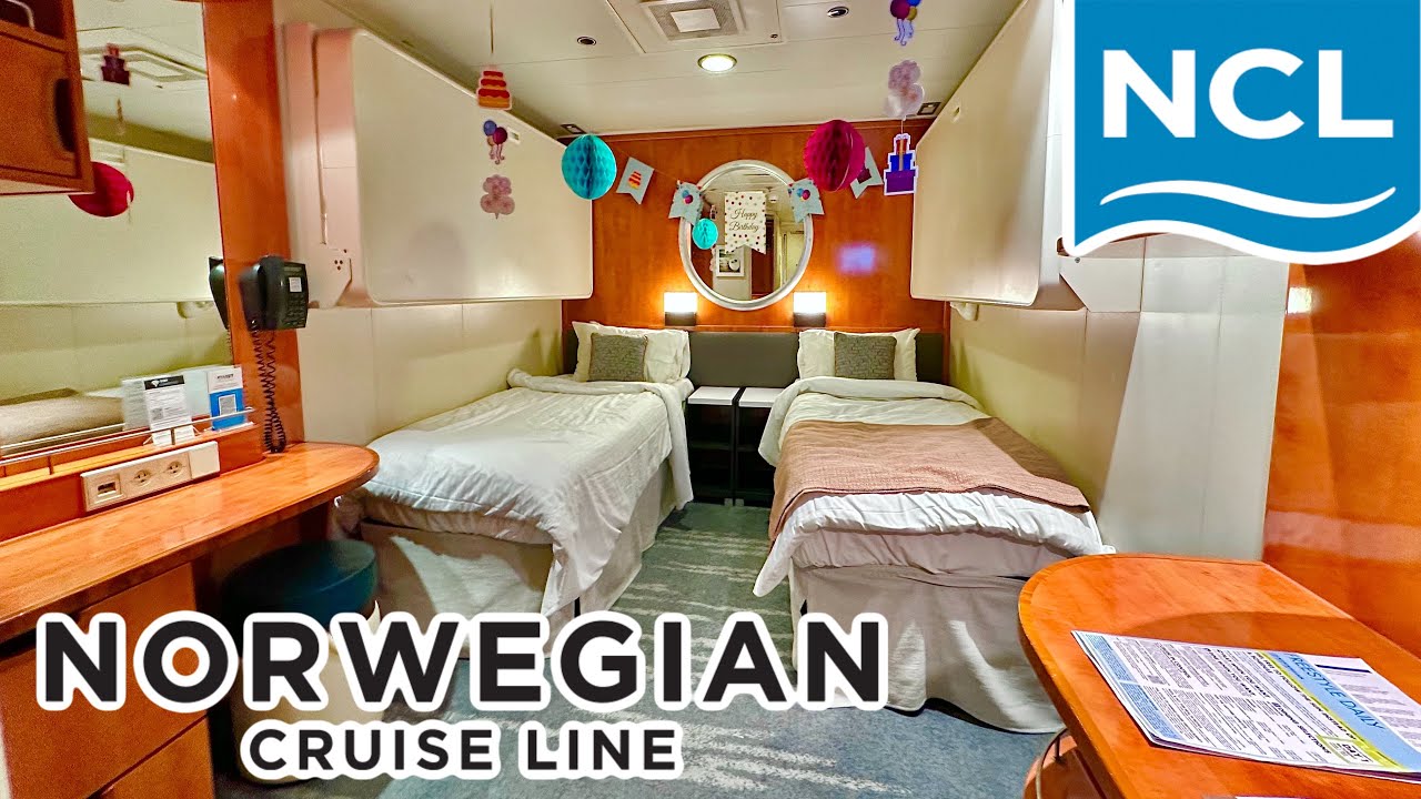 NCL Pride of America Room Tour! Interior Cabin # 10055 + Celebration Decorations!