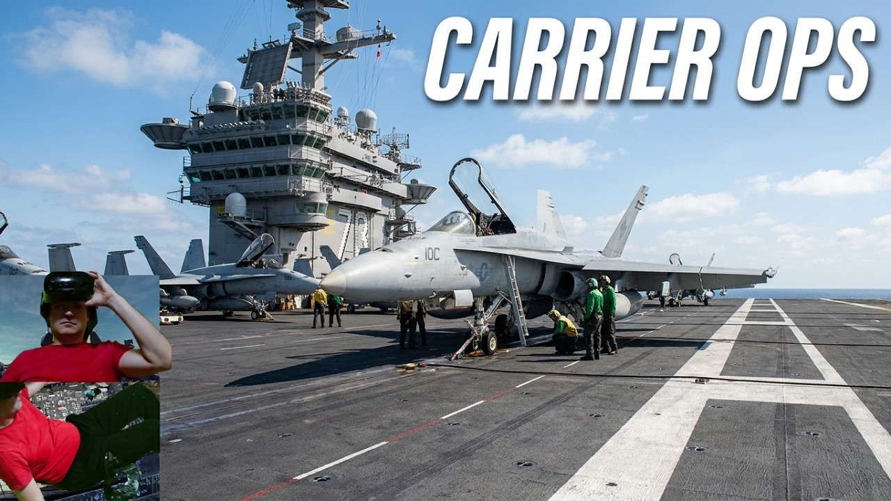 F/A-18 VR Flight in DCS