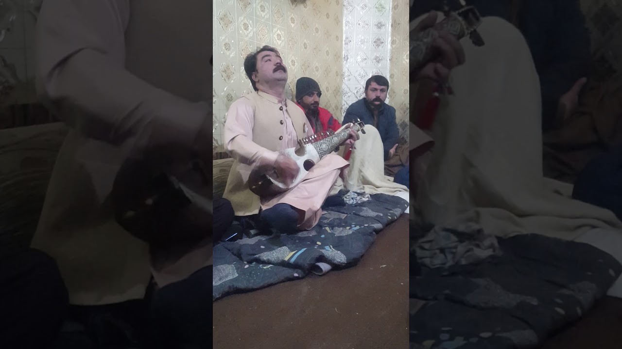 Rahat Gul ustaz in Rabab Sargam academy