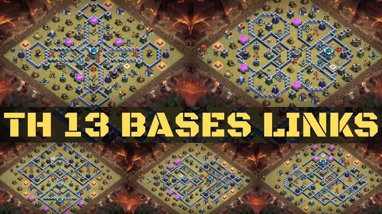 TOWN HALL 13 WAR BASE WITH LINK ! Town hall 13 base with link! clash of clans th 13 base link