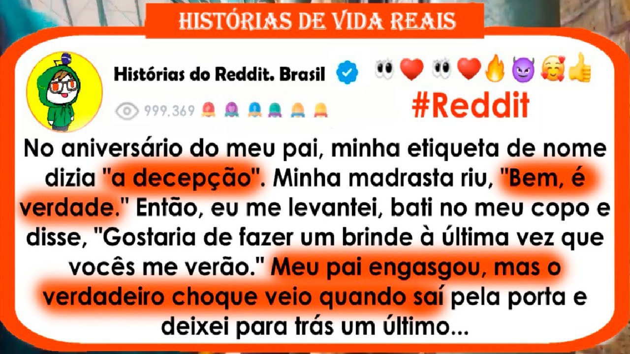 No aniversário do meu pai, minha etiqueta de nome dizia 