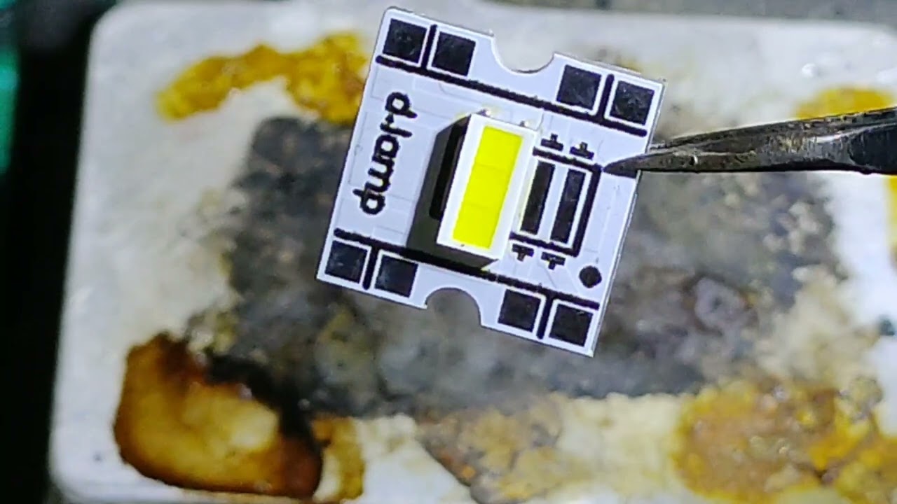 cara memasang led CSP ke PCB LED untuk servis daymaker motor , led rtd ,projie dll