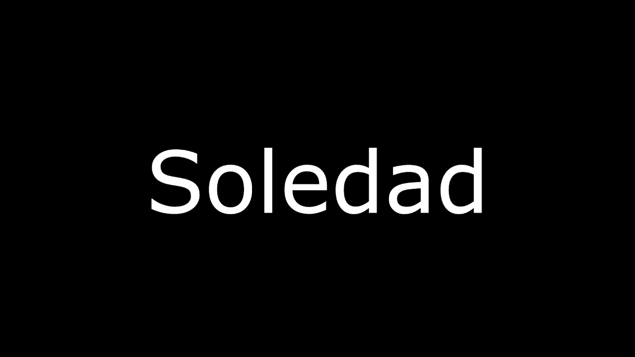Soledad - Leo Segarra