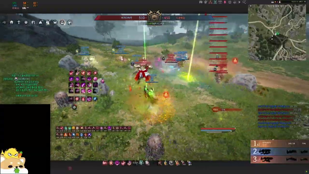검은사막 각성매구 pvp -길드리그 [25.03~25.05] (bdo awk maegu pvp - guild league)