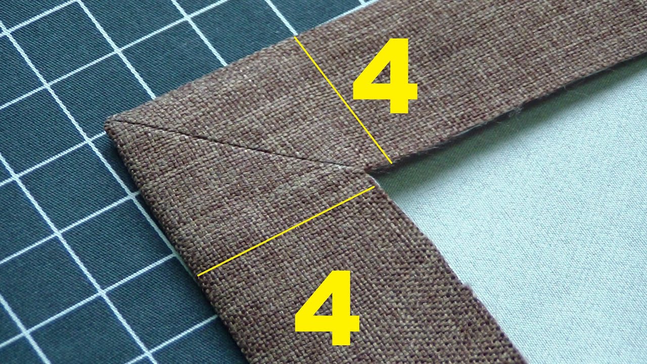 How to Sew a Corner. Sewing Mitered Corners