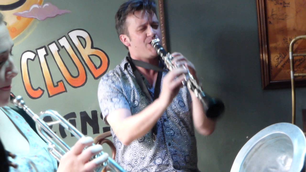 Horace Gerlach and Louis Armstrong's 'Swing That Music' played by The Shotgun Jazz Band.